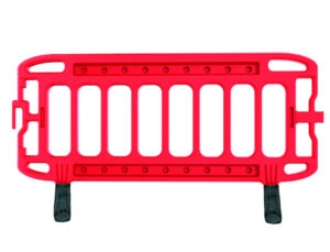 Barreira faru navigator polietileno vermelho comprimento 2 mt