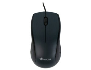 Raton ngs wired mist optico con cable 1000 dpi ambidiestros usb color negro - Image 1