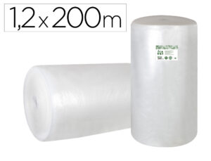 Plastico com bolhas liderpapel ecouse 1.20x200m 30% de plastico reciclado