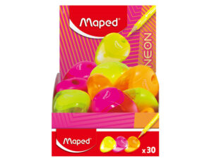 Apara lapis maped plástico igloo 1 uso neon