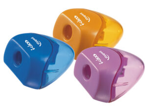 Apara lapis maped plastico uso ergonomico iglu. cores sortidas.