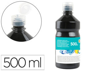 Guache escolar liderpapel 500 ml preto - Image 1