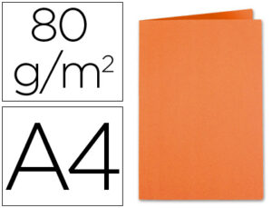 Classificador exacompta din a4 laranja clementina 80gr